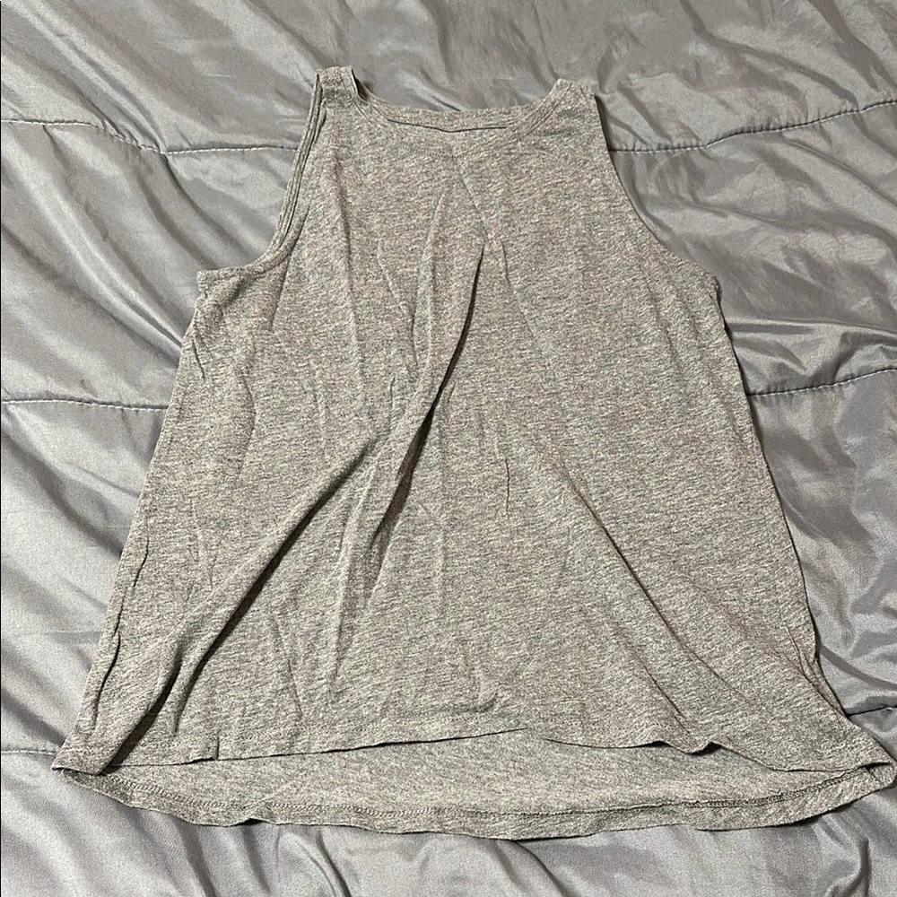 Gray Sleeveless Top